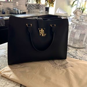 Beautiful, pure leather, Ralph, Lauren bag, like new